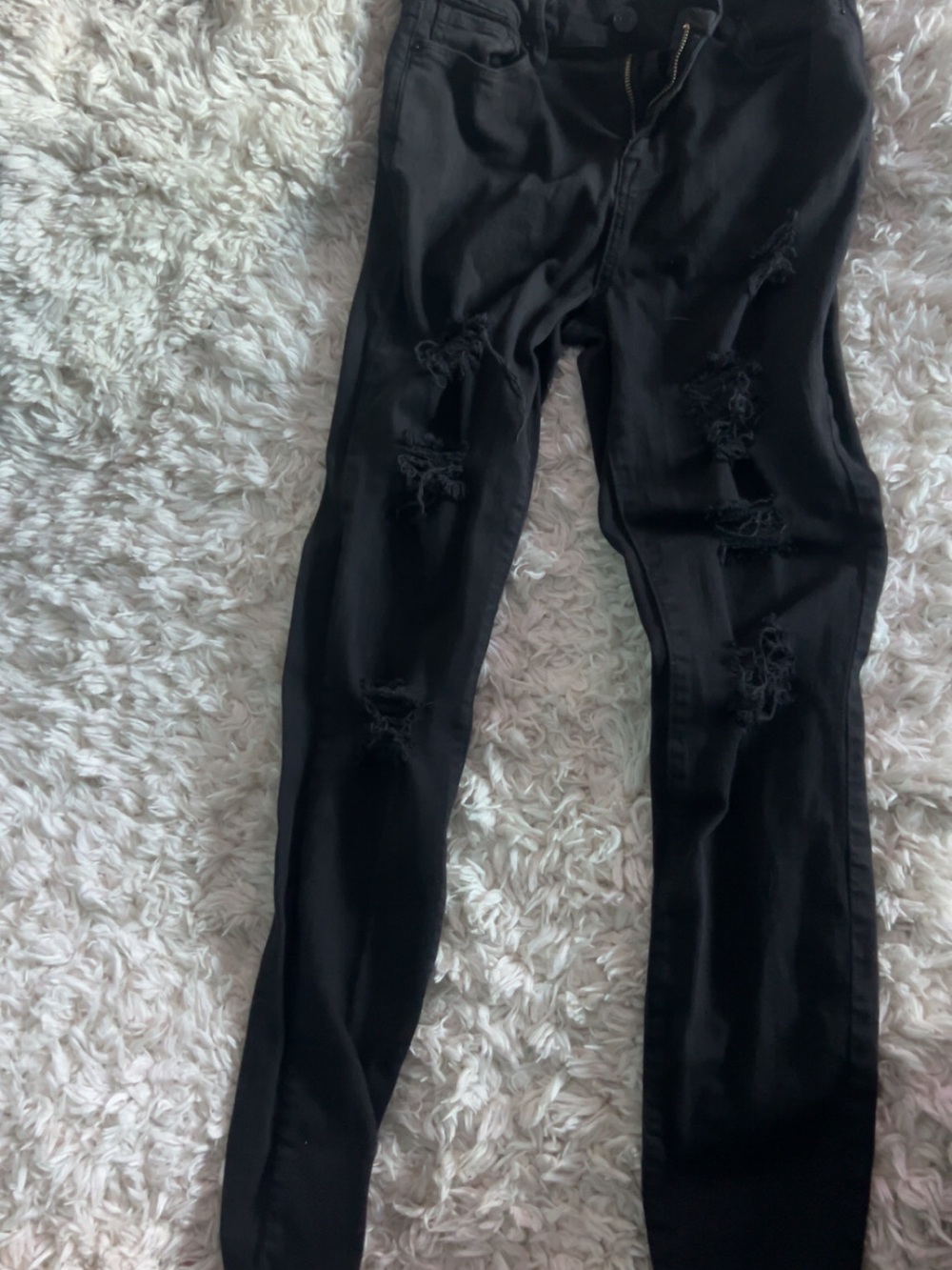PacSun Black Ripped Skinny Jeans
